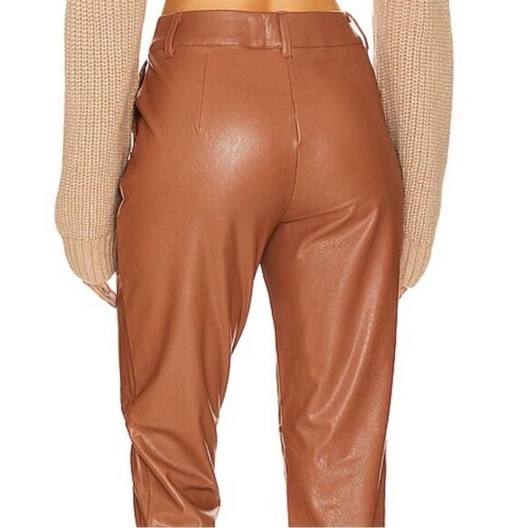 Revolve Commando Faux Leather Stretch High Rise Crop Pants - Picture 2 of 9